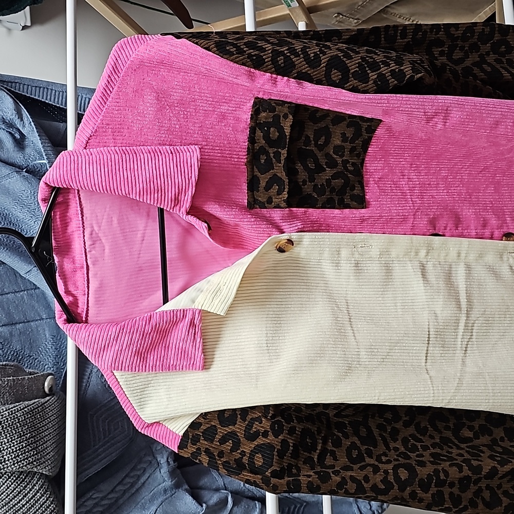 Corduroy button down, XL